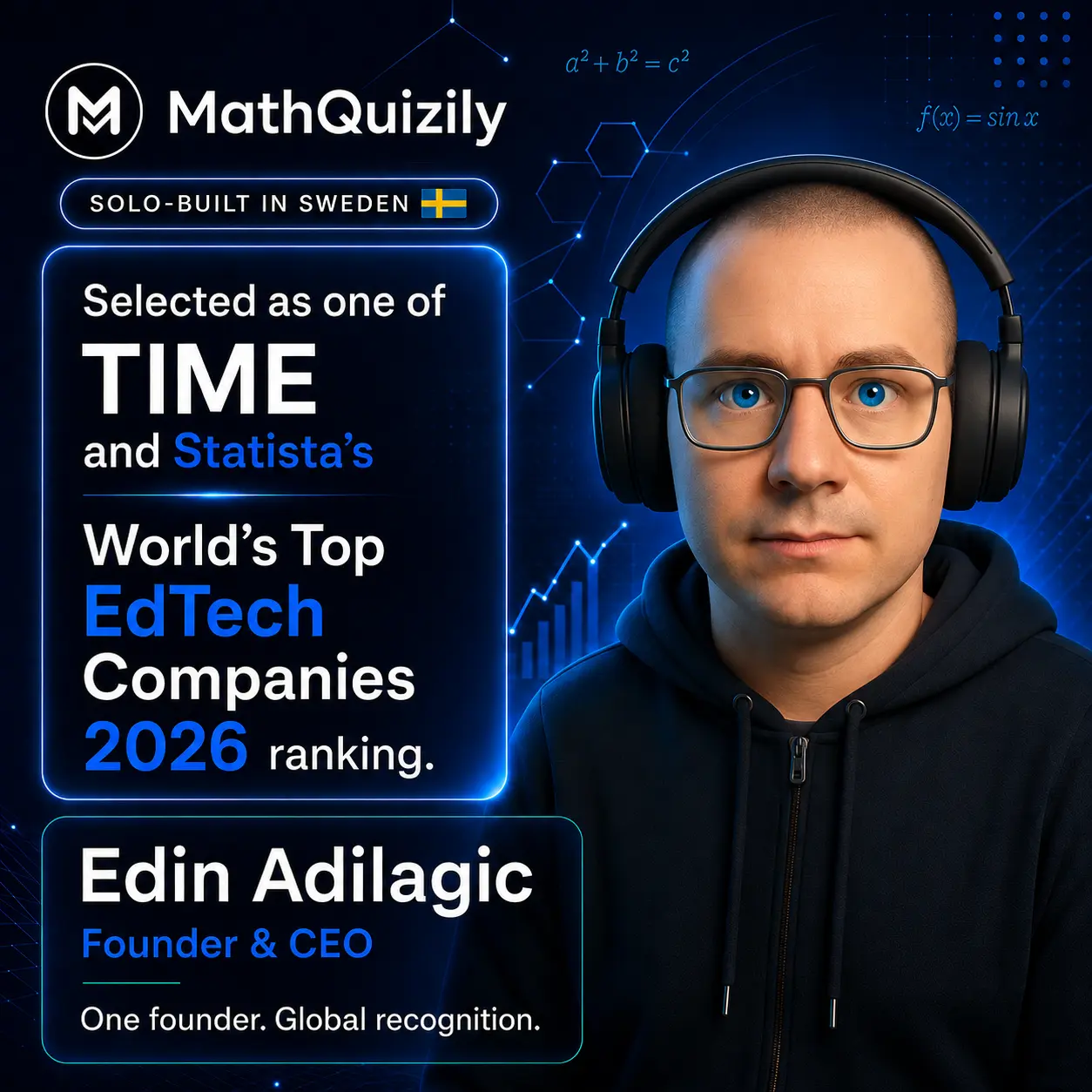 MathQuizily Ranked #372 in TIME and Statista's World's Top EdTech Companies 2026